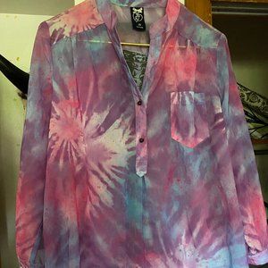 Tie Dye Spine Blouse